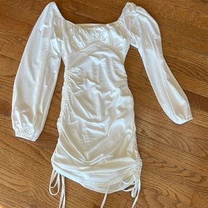 Shein dress white size xs. Worn once for Graduation pictures!